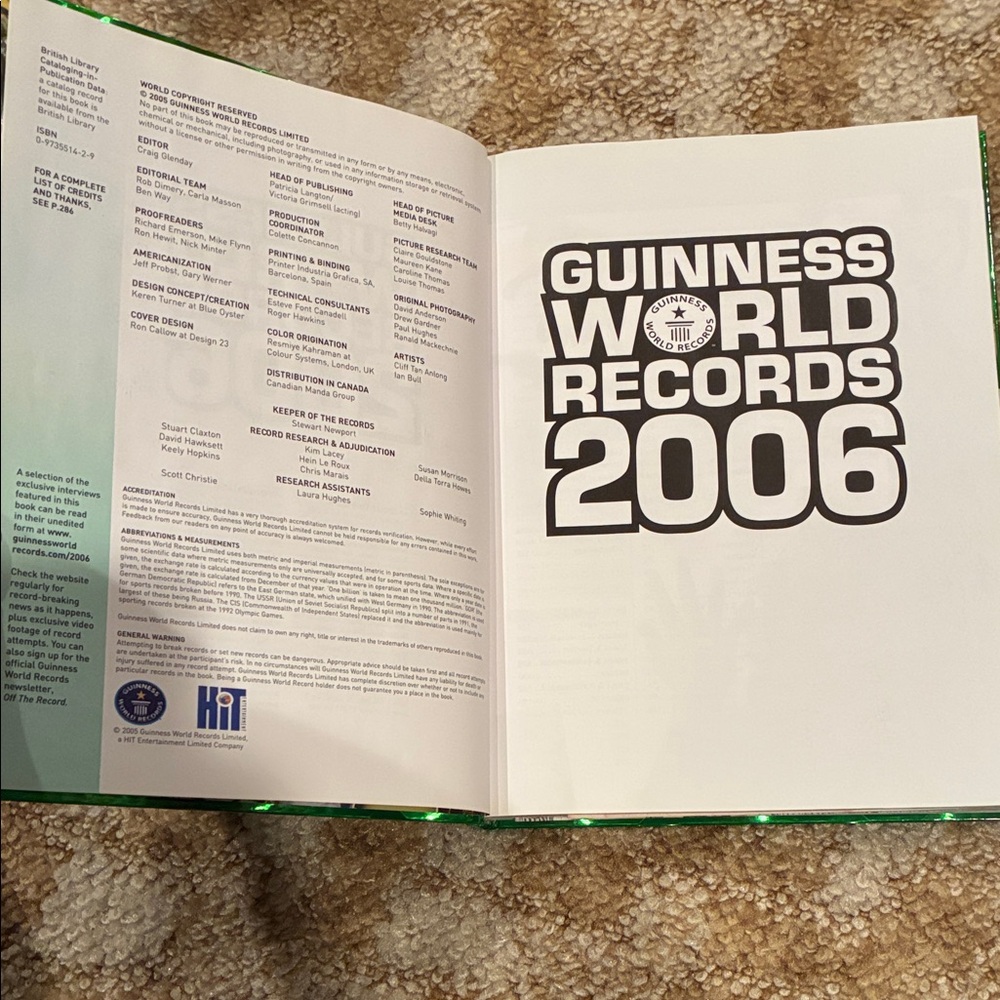 Guinness World Records 2006 - Picture 3 of 7